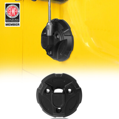 Aluminum Front Antenna Base Mount Brackets Black For Jeep Wrangler TJ 1997-2006