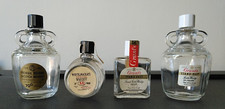 4 Vintage Miniature Empty Scotch Whisky Miniature Flagons & Barrel: Grant's etc.