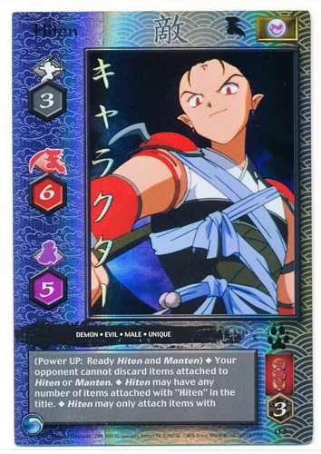 Inuyasha TCG Kassen Legendary Foes Complete 1st Edition Foil Subset LF1-LF10 VG - Picture 6 of 21