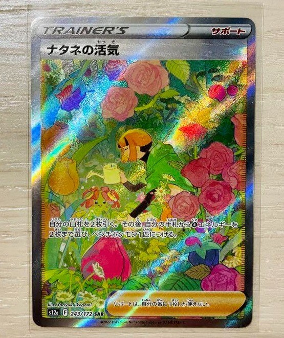 Pokemon Card Gardenia's Vigor SAR 243/172 s12a VSTAR