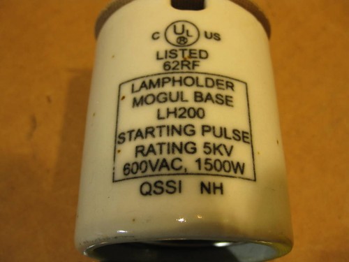 Lamp holder Ceramic Mogul Base Socket LH200 Starting Pulse 5KV 600VAC 1500W HID - Picture 2 of 8