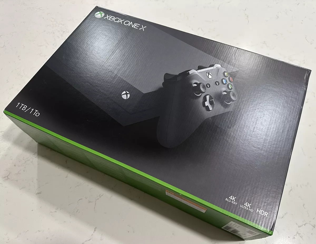 Microsoft Xbox One X 1TB Console Black