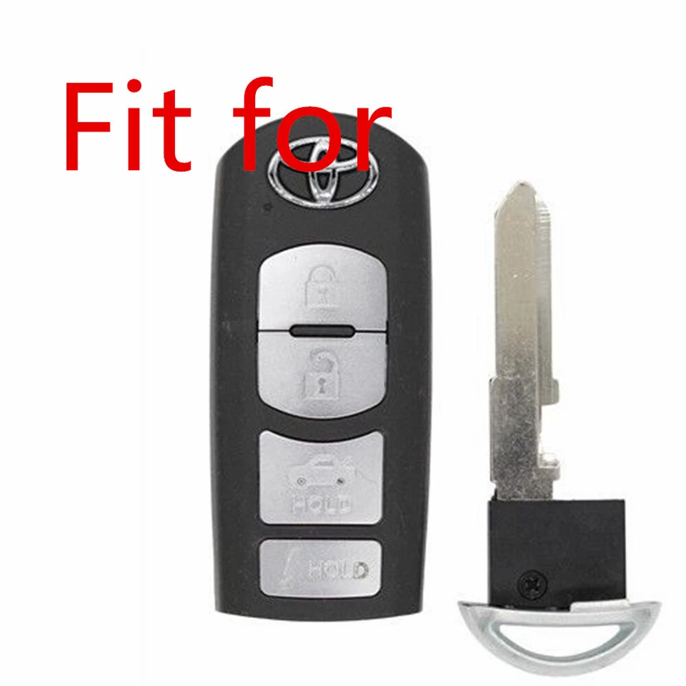 Cubierta de llave 2 piezas para Toyota Yaris iA 2016 ScioniA Smart Key WAZSKE13D01 Foto 3 de 3