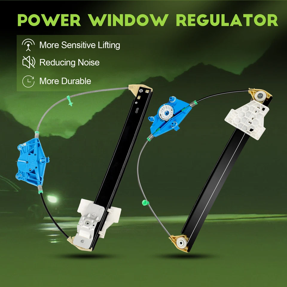 Regulador de ventana eléctrica trasero izquierdo derecho para Audi A4 S4 RS4 A4 Quattro sin motor Foto 3 de 4