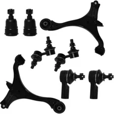 8x Front Lower Control Arm Ball Joint Tie Rod For Honda Civic 1.7L L4 01-05