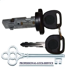 Hummer H2 03-07 Ignition Key Switch Lock Cylinder Tumbler Barrel 2 Keys