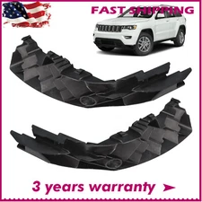 Pair Bumper Headlight Bracket R&L Side 68328702AA For 17-22 Jeep Grand Cherokee