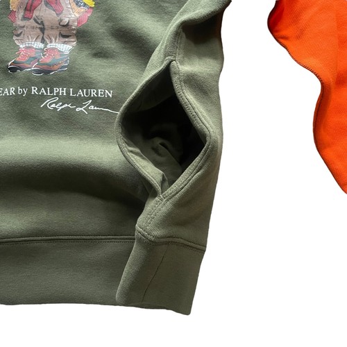 NWT Ralph Lauren Polo Bear Big Kids Pullover Hoodie Fleece Sweatshirt Multicolor - Picture 5 of 10