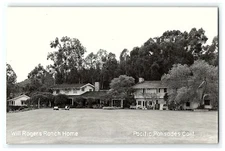 1950s Rogers Ranch Home Rppc Palisades Pacific Postcard California Photo Real 