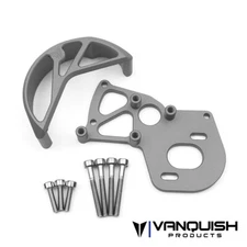 Vanquish VPS02212 VS4-10 Motor Mount / Gear Guard Grey Anodized : SCX10