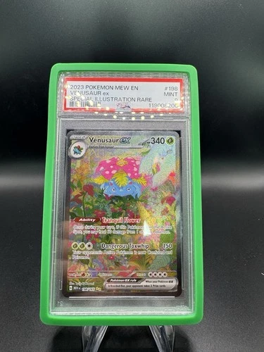 Venusaur ex 198/165 Special Illustration Rare PSA 9 Scarlet & Violet 151 Holo