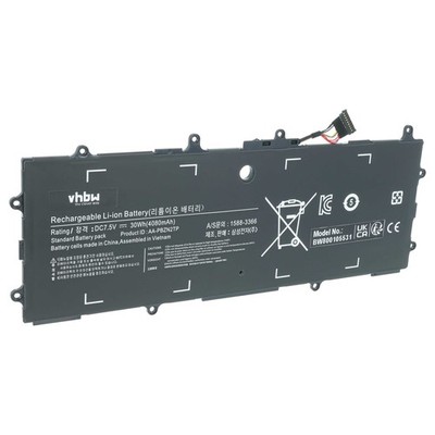 Akku für Samsung XE500T1C-H01DE XE500T1C-A06DE XE500T1C-A04US 4080mAh 7,5V