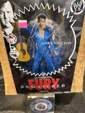 HONKY TONK MAN AUTOGRAPHED JAKKS Unmatched FURY WWF Figure Signed