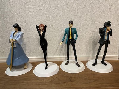 Lupin the Third Figure Set Lupin Jigen Goemon Fujiko Lot of 4