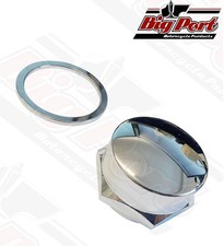 Big Port Springer Fork Front End Chrome Top Nut Yoke Stem Antique Classic