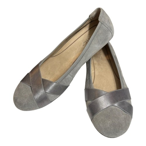 Scarpe ballerine da donna Vionic Maria in camoscio grigio taglia 9 - Foto 13 di 14