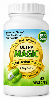 Ultra Magic Detox  7-Day Herbal Cleanse & System Flush   42 Vegi-Caps