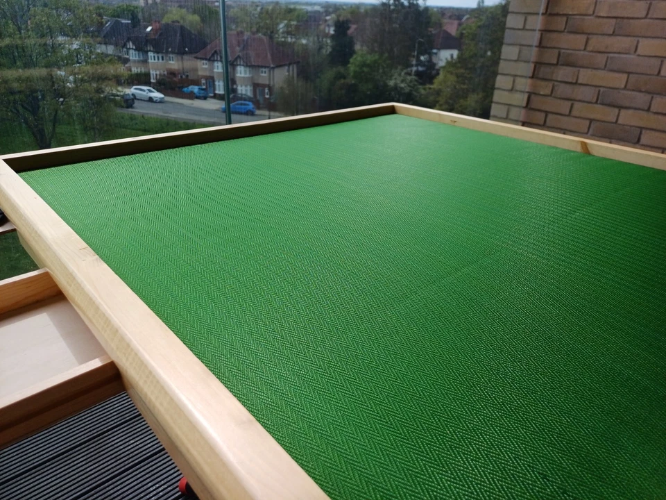 Mahjong Table Green Felt – Game Card Poker Domino Table UK 90cm Folding - Image 4 of 4