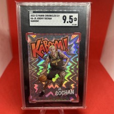 2022-23 Panini Chronicles Jeremy Sochan Kaboom Case Hit SGC 9.5 Rookie Card NBA