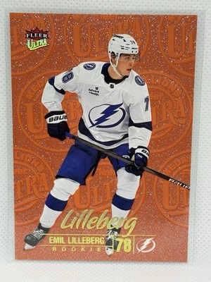 2024-25 Fleer Ultra Medallions Titan Achievement 54/75 Emil Lilleberg Rookie RC