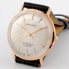 0% TARIFFS LONGINES FLAGSHIP 3413 SOLID 18K R...
