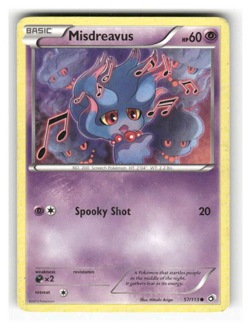 Misdreavus - 57/113 - MP - Legendary Treasures