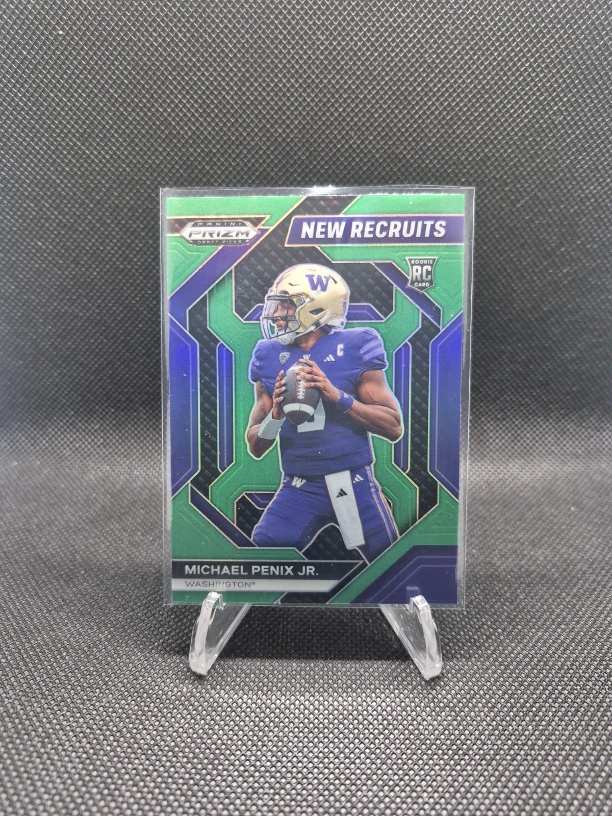 2024 Prizm Draft Michael Penix Jr. New Recruits Green RC Falcons!