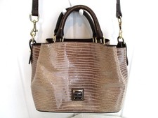Dooney  Bourke Tallulah Embossed Leather Mini Barlow Crossbody Shoulder Bag
