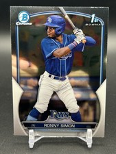 2023 Bowman Ronny Simon #BCP-112 Chrome Prospects 1st Tampa Bay Rays
