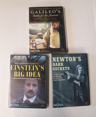 NOVA Science DVD Lot Galileo Einstein Newton NEW Sealed PBS Documentary