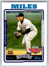 2005 Topps Opening Day #102 Aaron Miles All-Star Rookie Colorado Rockies
