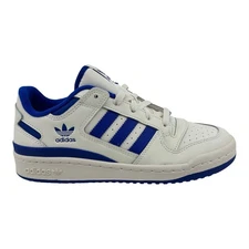 Adidas Forum Low CL White Royal Blue Womens Athletic Sneaker