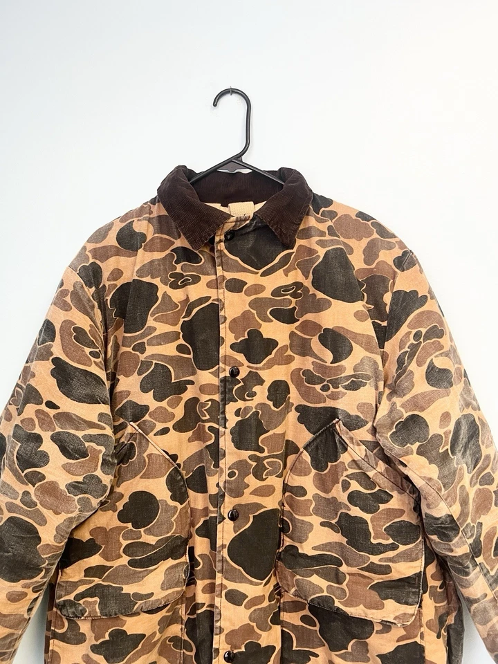 Vintage 80s 3M Thinsulate Duck Camo Hunting Coat Jacket Size Large - Image 4 of 4