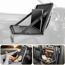 3 in 1 Steering Wheel Eating Tray Gray , Car Back Seat Laptop Desk, Multifuncti