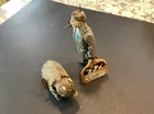 2 Vintage Toys Marx Tin Litho Windup Joe Penner & Modern Japan Wind Up Bear