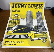 Jenny Lewis Goose Island 312 Day Silkscreen Poster Ryan Duggan 17 3/4”x23 3/4”
