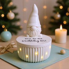 Weihnachtlicher Leucht Wichtel Weihnachts Dekoration LED Beleuchtung