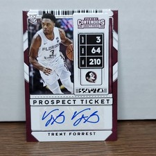 2020-21 Panini Contenders Draft Picks Trent Forrest #129 Rookie Autograph