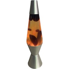 14  Lava Lamp By Motion And Glitter Model 2000 Orange E65440 TESTED  WORKING 