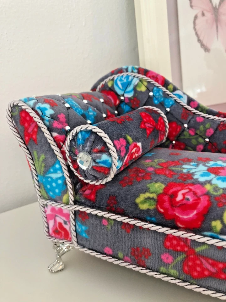 pinkrosemh Couch Chaiselongue Möbel Barbie Monster High Blythe BJD L.O.L. Puppen - Bild 3 von 4
