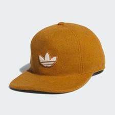 Adidas Originals JK5244 Unisex Heritage Strapback Cap Gold Ochre Trefoil Rare