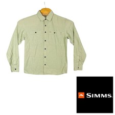 Simms Fishing Button Up Shirt Mens M Gorpcore Outdoors Boating Lake Camping