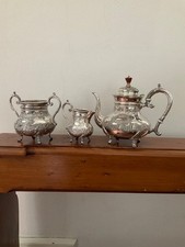 Servizio da te’ Sheffield epoca Vittoriana, set tre pezzi