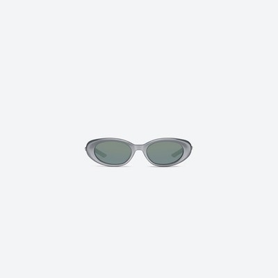 Gentle Monster/ Loco G13/ Gray Acetate/ Oval Sunglasses/ Gray/Green