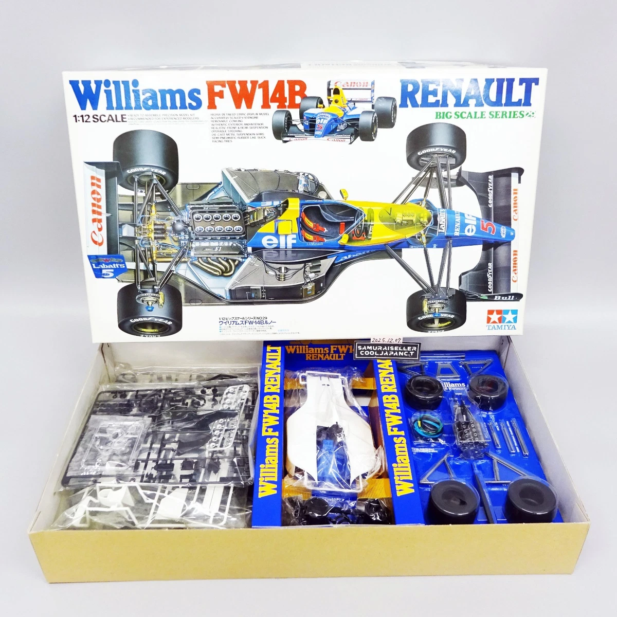 Tamiya Williams In 1/12 Scale Sports Car Toy Models & Kits for