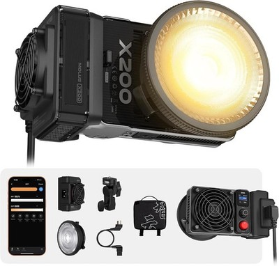 Zhiyun Molus X200 200W Bi-Color LED Videoleuchte Fotoleuchte App Steuerung