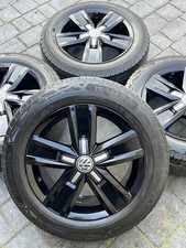 BLACK 4 x GENUINE 17" VW TRANSPORTER T6 T5 CALIFORNIA OCEAN ALLOYS WHEELS TYRES