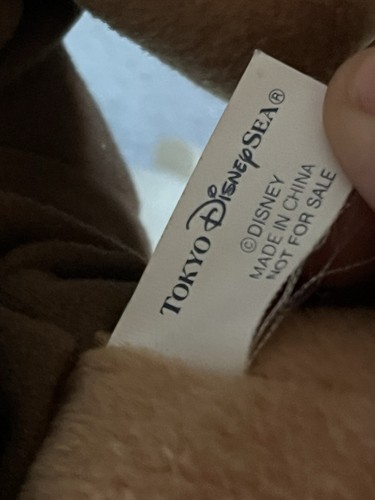 Chip & Dale Disney Tokyo Disney Sea Large Plush 18” Japan "Not for Sale" - Bild 8 von 8