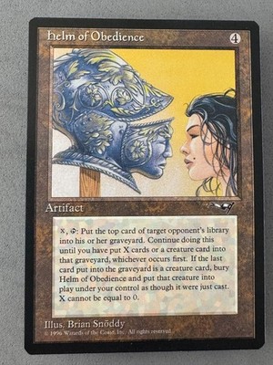 Helm of Obedience Alliances Regular MTG Never Played Mint/Near Mint RESERVE LIST