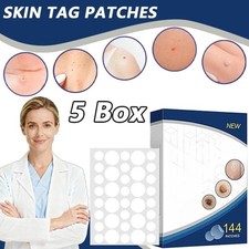 144/720pc Skin Tag Remover Patches Quick Effective Mole Wart Removal Pad Sticker